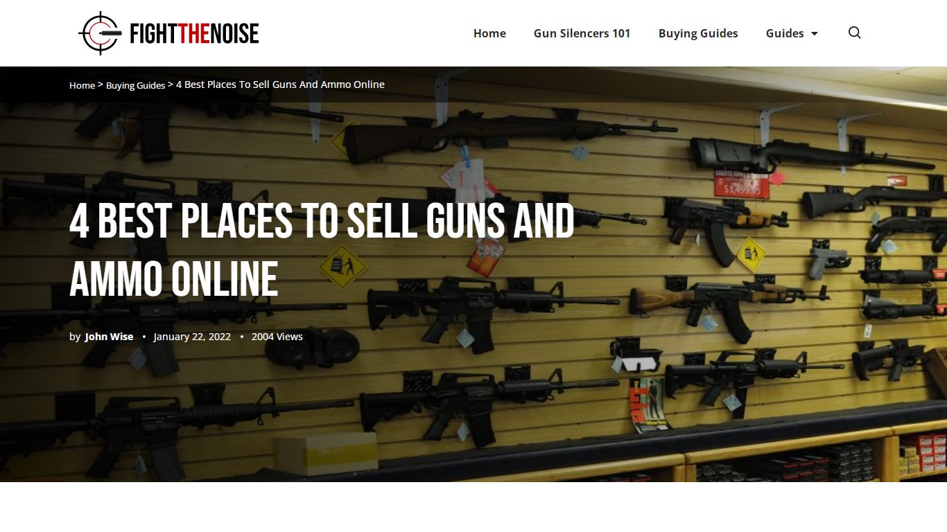 4 Best Places To Sell Guns And Ammo Online - FightTheNoise.org