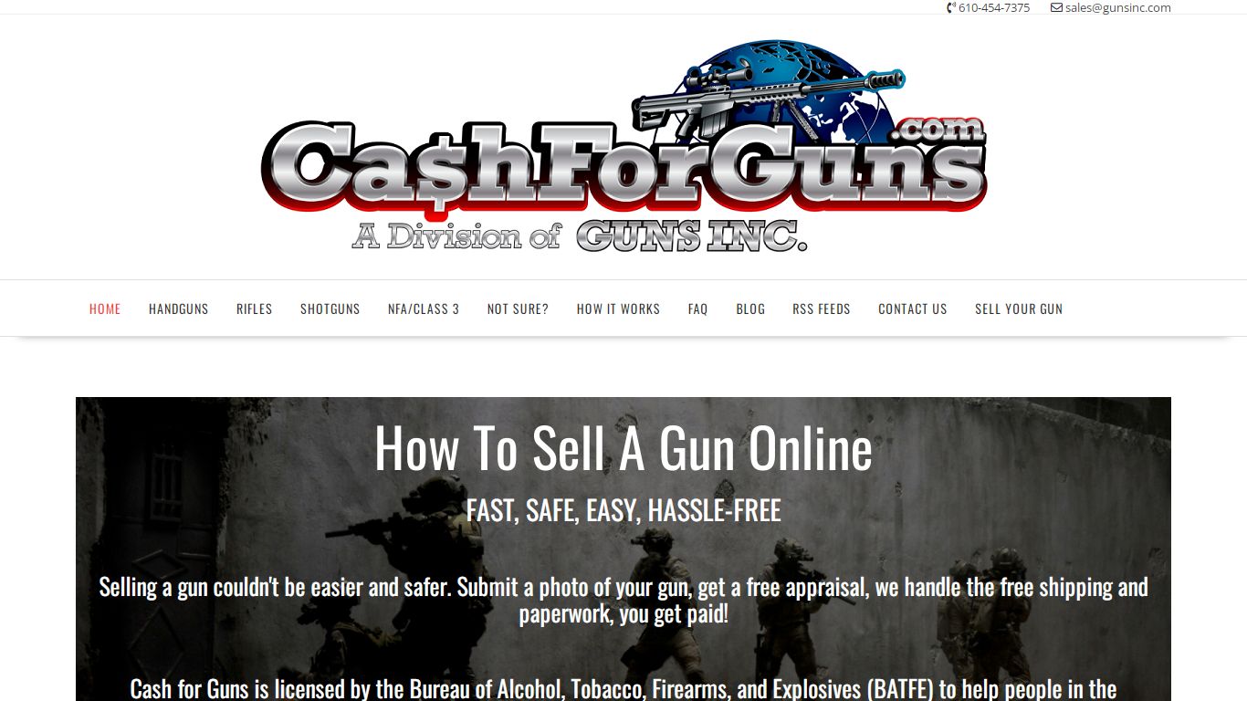 Cash For Guns | Sell Your Gun - How To Sell A Gun Online